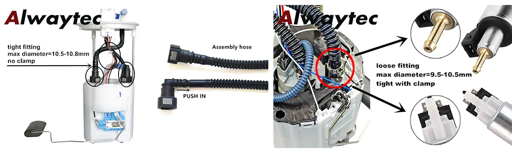 Nylon-Reduzier-Wellrohr ID8-10 für Kraftstoffpumpe, kompatibel mit flexiblen, nichtmetallischen Schläuchen, Methanolrohr – Detail 2