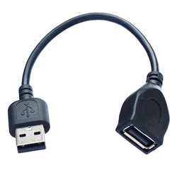 15cm USB 2.0 A rozszerzenie męskie i żeńskie kabel z przejściówką