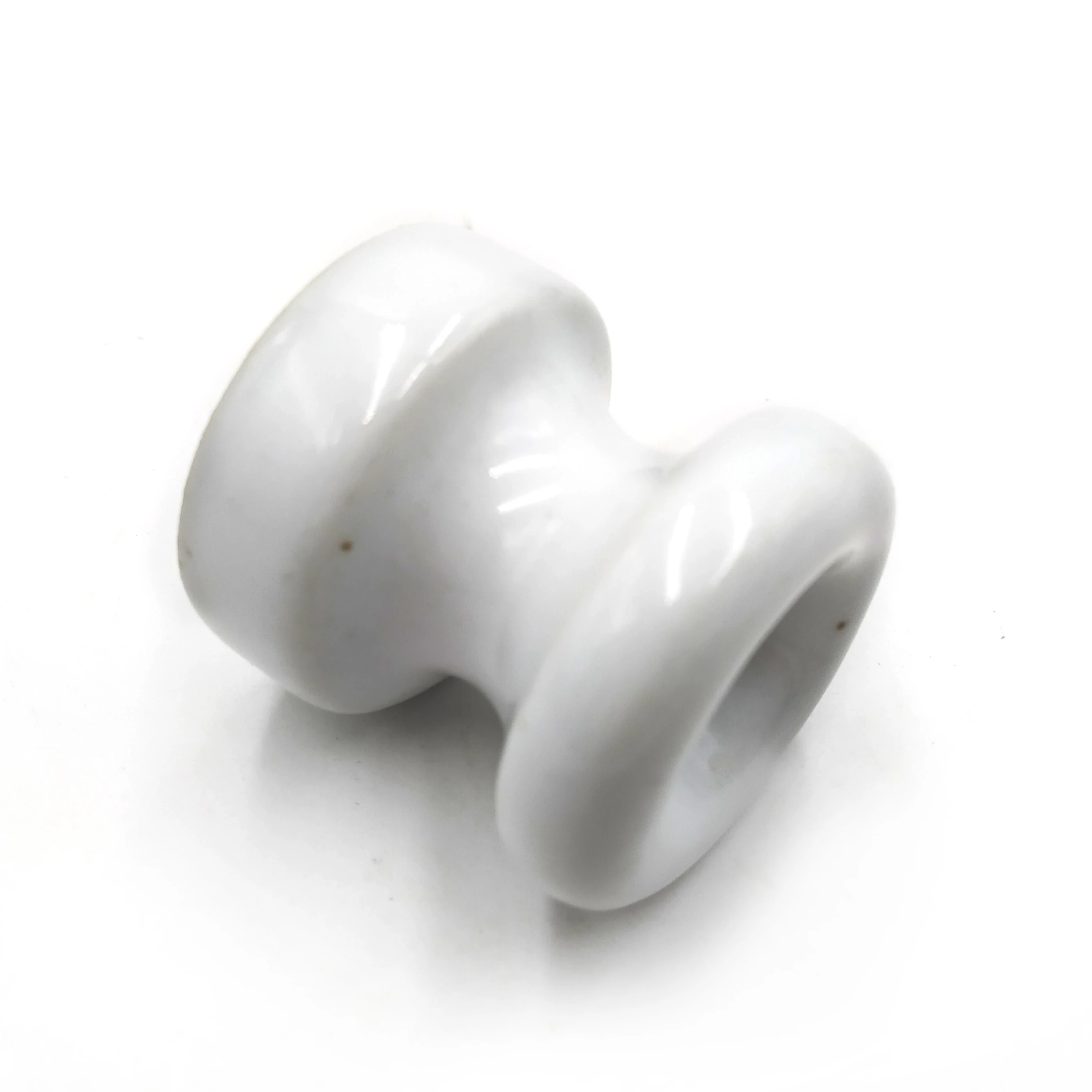 Lydite Corner Post Ceramic Insulator 10mm Inner diameter-pack of 12