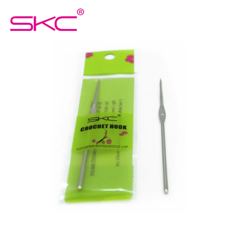 SKC acciaio inossidabile di alta qualità 0.5mm 0.6mm 16 dimensioni pizzo uncinetto uncinetto accessori per utensili all\'uncinetto fai da te