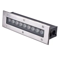New 9W RGB AC12V LED Underground Light For Outdoor Garden Floor Light LED Stairs Buried lamp Recessed Yard Wall Washer IP65