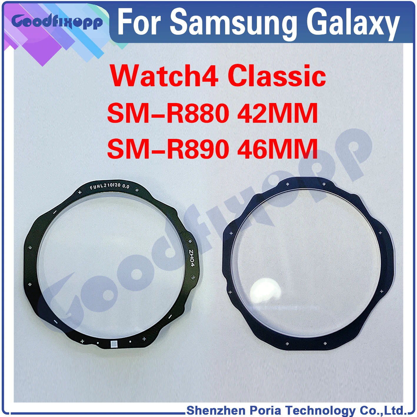 For Samsung Galaxy Watch4 Classic R880 42MM / R890 46MM Touch Screen Outer Glass Lens Replacement For Samsung Watch 4 Classic