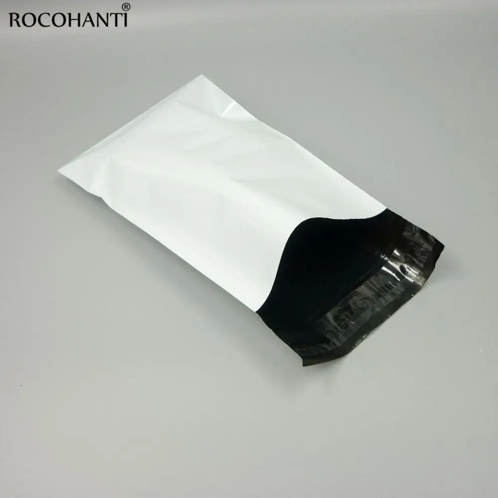 20Pcs White Self Adhesive Small Envelopes Plastic Courier Mailing Bag Poly Shipping Mailers for Jewelry Packaging Verzendzakken