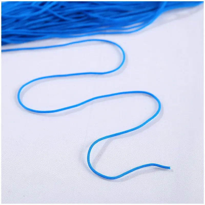 1mm MultiColor 40-50M Strong Braided Macrame Silk Satin Nylon Cord Rope DIY Jewelry Bracelet Making Findings Beading Thread Wire