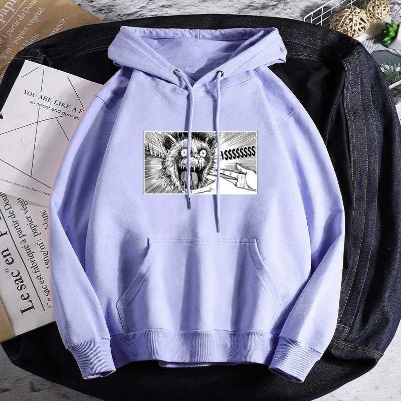 Japan Anime Horror Spiralizer Demonizer Hoodie Women Men Harajuku Sweatshirt Pullover Tomie Junji Ito Hooded Jacket Sportswear