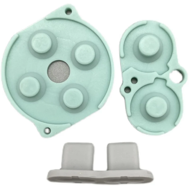 أزرار موصلة مطاطية ملونة A-B D-pad مجموعة بديلة لجيب Game Boy لمفتاح اختيار السيليكون G-B-P