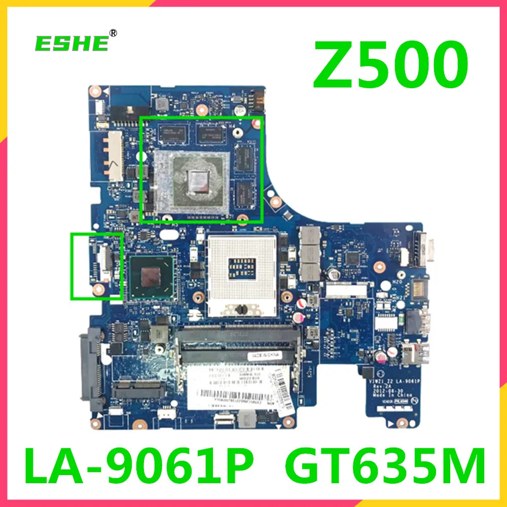 LA-9061P For Lenovo Z500 Laptop Motherboard GT635M Graphics Card 100% Fully Tested & High Quality