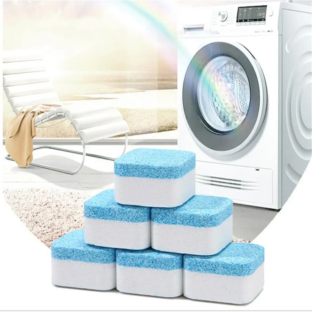 

12pcs Washing Machine Deep Cleaner Washer Cleaning Detergent Effervescent Remover Tablet For Washing Machine Cleaning Products