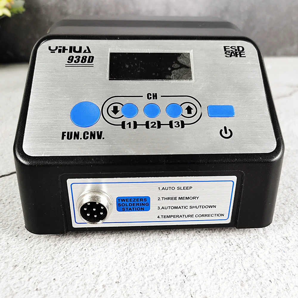 Smd Hot Pincet Soldeerstation Loodvrij 938D Led Display Soldeerbout Handvat Gebruikt In Reparatie Machine Reparatie Rework