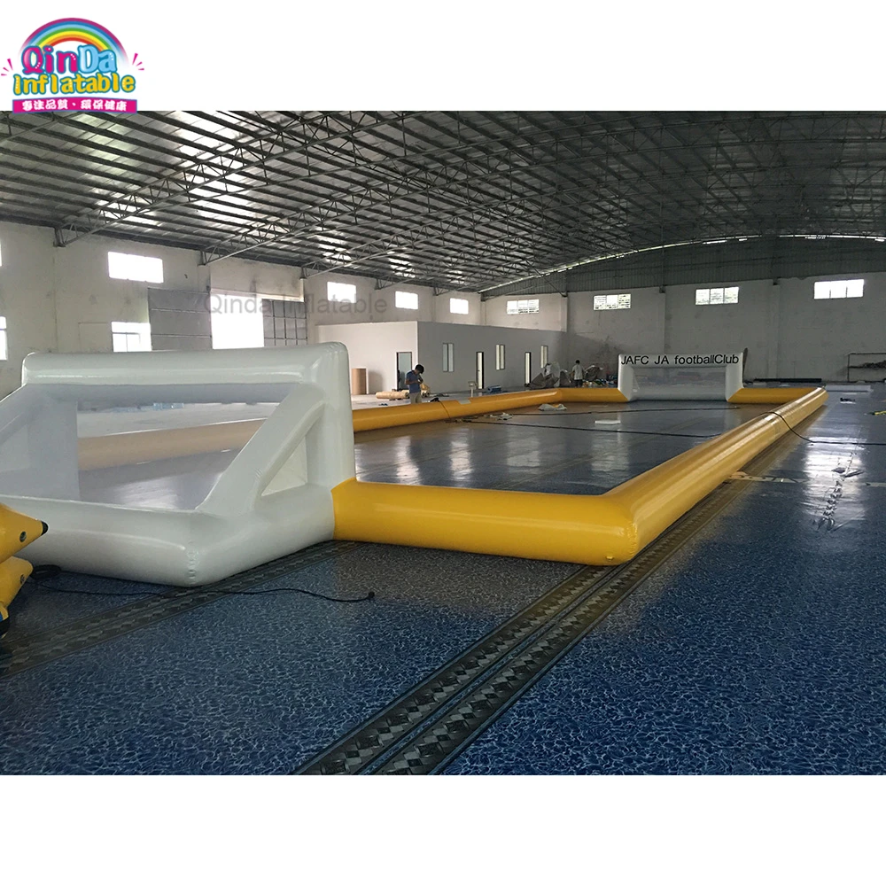 Giant Inflatable Football Arena Court 12x6m Inflatable Soccer Field For Sale