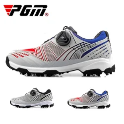 PGM Golf Children's Shoes Waterproof Casual Sports Boy's Sneakers Quick Lacing Breathable Non-Slip XZ105 Wholesale