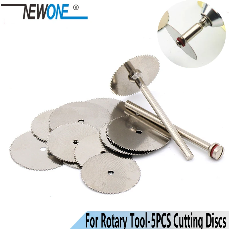 

NEWONE 5Pcs 22x0.3mm Stainless Steel Cutting Disc Circular Saw Blade Abrasive Tools for Dremel Rotary Tool Dremel Accessories