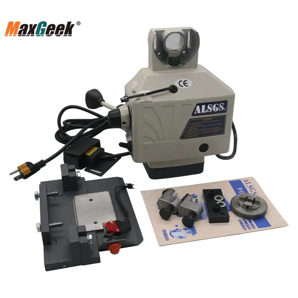 Maxgeek ALSGS 110V 220V Power Feed Feeder for Horizontal Milling Machine X Y Axis ALB-310SX