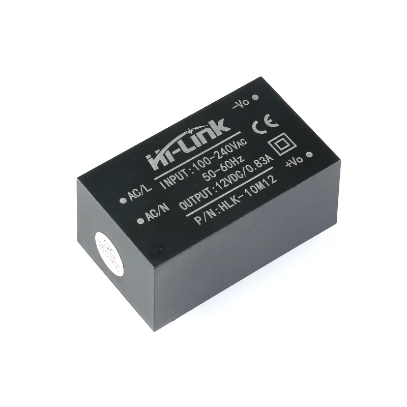 AC-DC isolated switching power supply module 220v 5V/ 10W 2A  step down power supply module AC DC converter HLK-10M05 HLK-10M12