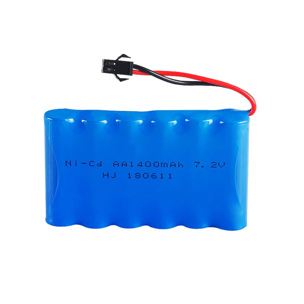 Batería AA NiCD de 3,6 V, 4,8 V, 6V, 7,2 V, 8,4 V, 9,6 V, 12V, 1400mAh para juguetes RC, coches, camiones, pistolas de tanque, piezas de repuesto, paquete de batería AA ni-cd