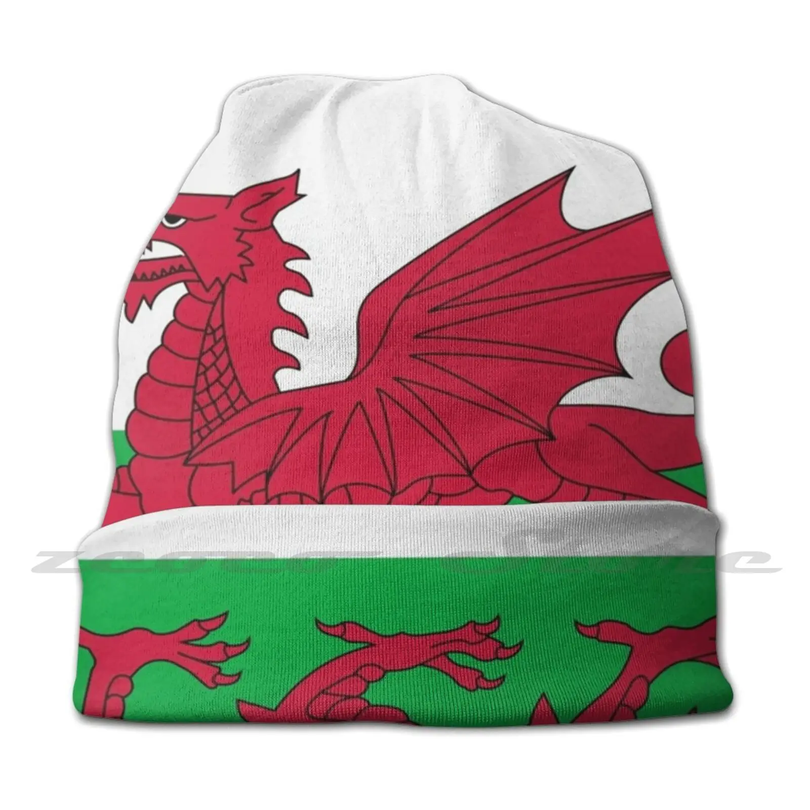 Wales Flag-Flag0004 Adult Kids Knit Hat Hedging Cap Outdoor Sports Breathable Wales Welsh Cardiff Rugby Uk Gb Gbp Pound