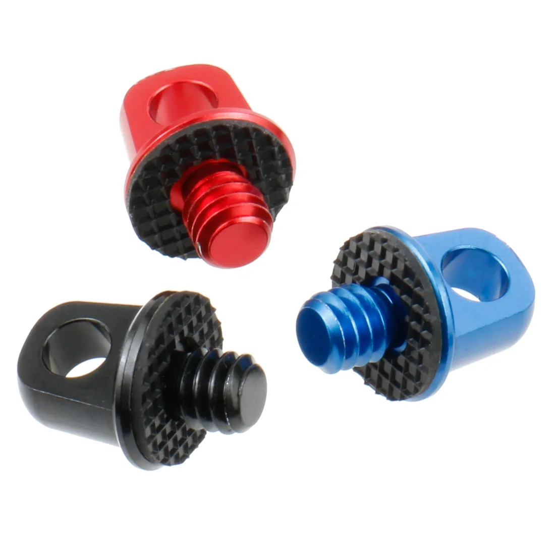 10x 1/4 "3/8" Zoll Schrauben 1/4-20 Griff Schraube Mutter Lanyard Schulter Strap Mount Adapter für DSLR kameras Foto Stativ Zubehör – Detail 8