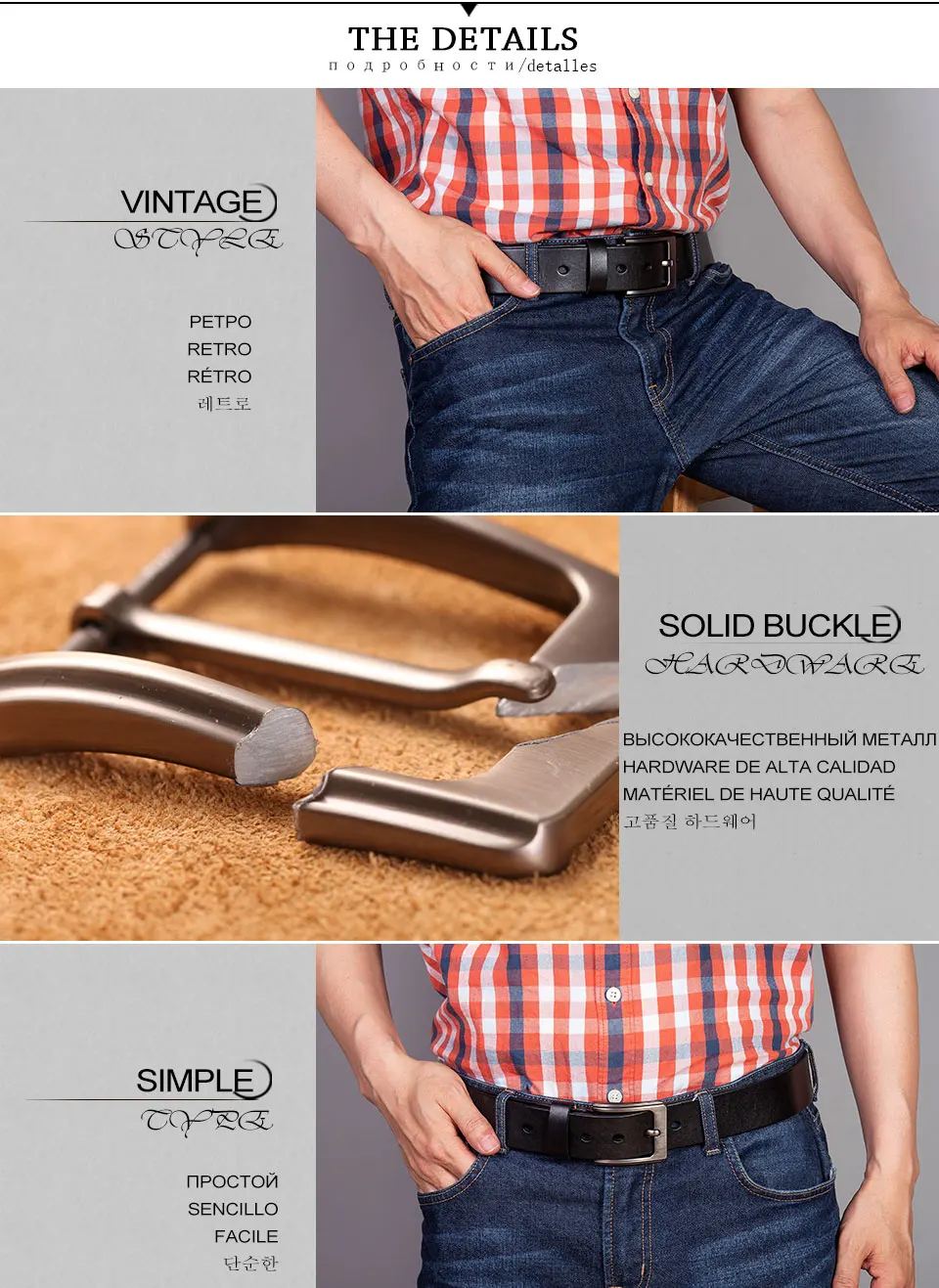 VAMOS KATOAL 100% Genuine Leather Belts For Men High Quality Casual Jeans Belt Cowskin Business Belt Cowboy Waistband