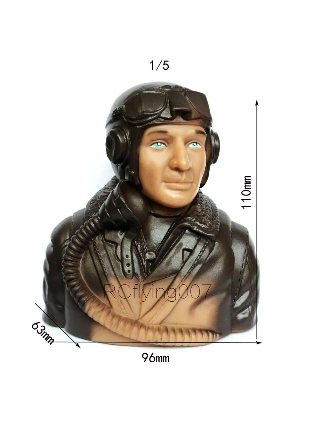 Model aircraft pilot  1/5WWII British pilots  Simple color 1/5 Scale RC Airplane Pilot Figure Model