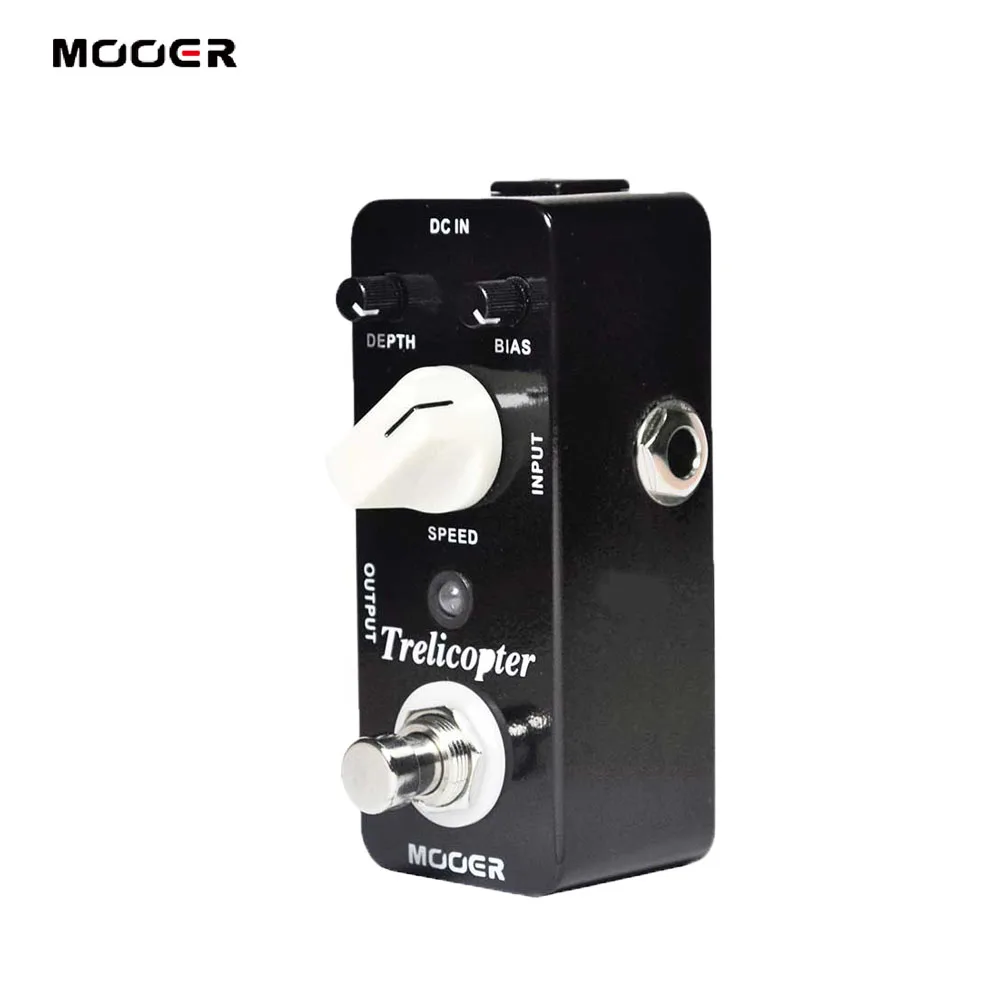 

Mooer Electric Guitar Effects Pedals Mtr1 Trelicopter Pedal for Guitar Parts Tremolo Bass Drum Pedal Tremolo Music Instruments