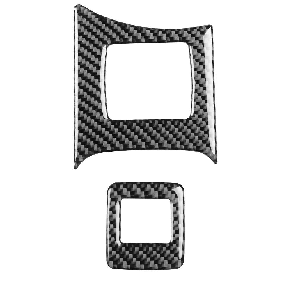 Carbon Fiber Center Console Button Switch Frame Panel Cover Trim For Mazda MX-5 Miata 2009-2015 MX5 NC Roadster