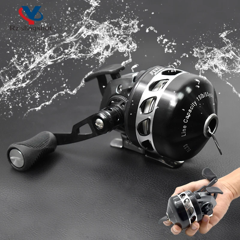 

Metal Fishing Reels Speed Ratio 3.6:1 Used for Slingshot Catapult Bow Accessories Outdoor Hunting Shooting Sports Fish Game New