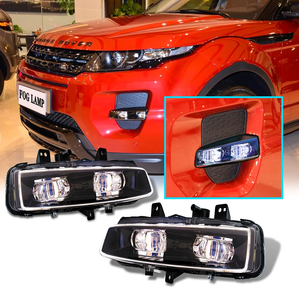 

LED Front Bumper Fog Light Side Right Left Fog Lamp Assembly For Land Rover Range Rover Evoque 2011-2016 LR026089 LR026090