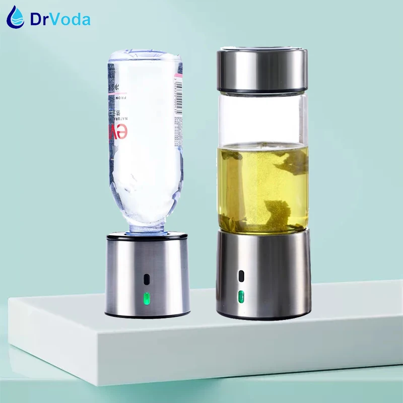 High-purity 3000ppb Hydrogen Generator Water Bottle SPE Technology Dupont N117 PEM Membrane Rich Hydrogen Water Maker Glass Cups