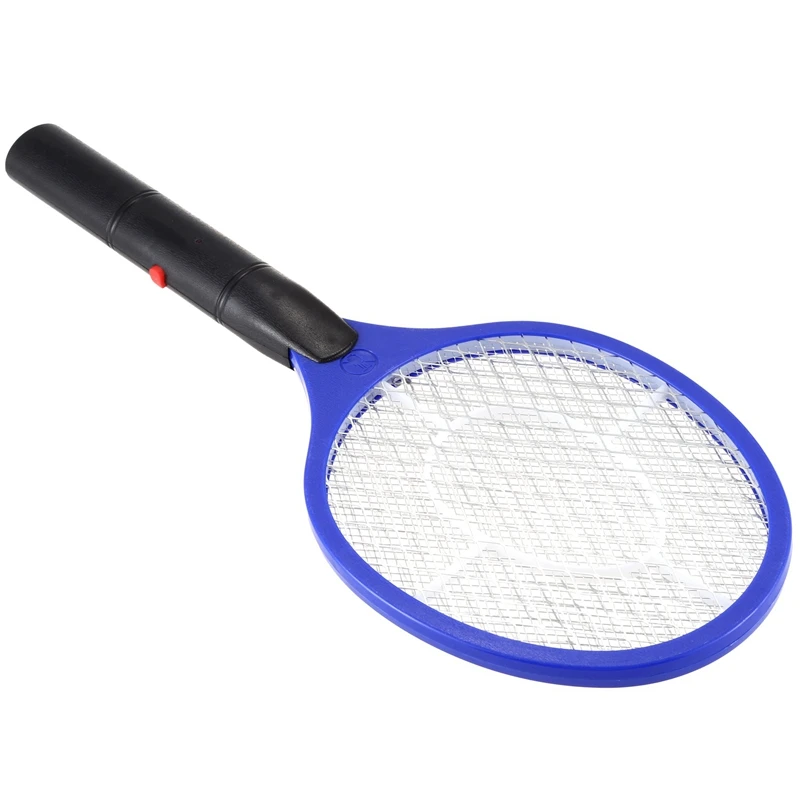 WSFS Hot Batteries Operated Hand Racket Electric Mosquito Swatter Insect Home Garden Pest Bug Fly Mosquito Swatter Killer