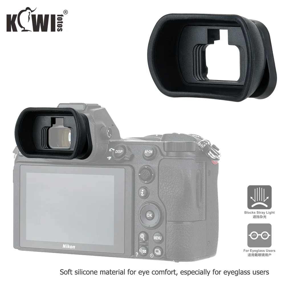 

Soft Silicone Extended Camera Eyecup Viewfinder Eyepiece For Nikon Z6 II Z7 II Z5 Z7 Z6 Z6II Z7II Eye Cup Eyeshade Replace DK-29