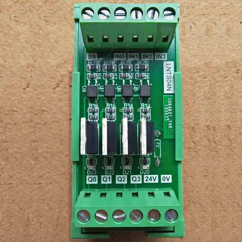 4-channel PLC Amplifier Board Input General-purpose Output PNP 3-5V 12-24V Transistor Board Optocoupler Isolation Board