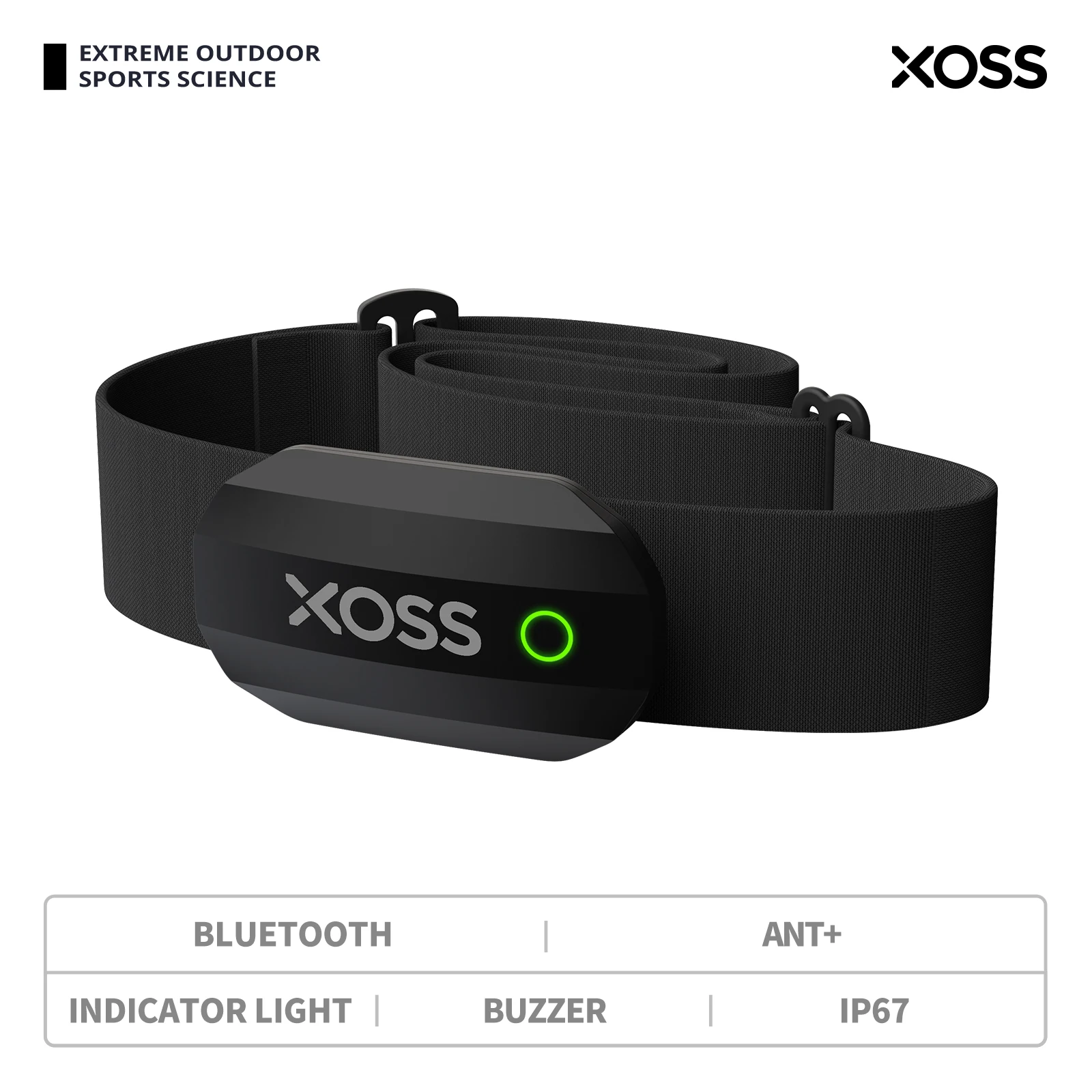 XOSS X1 pas piersiowy Monitor tętna Bluetooth ANT + bezprzewodowy czujnik zdrowia Fitness inteligentny rower