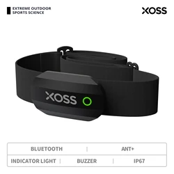 XOSS X1 pas piersiowy Monitor tętna Bluetooth ANT + bezprzewodowy czujnik zdrowia Fitness inteligentny rower