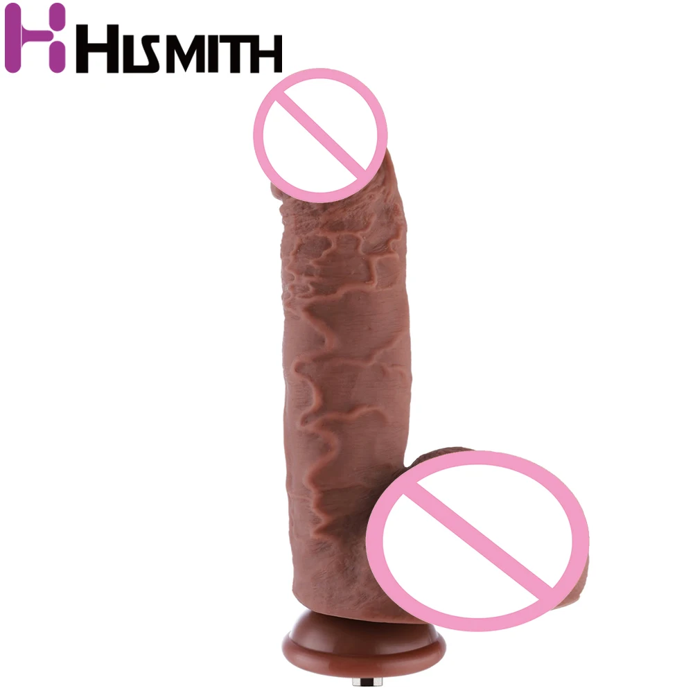 Hismith realistic dildo With suction cup KlicLok Connector sex machine accessories Huge Dildo sex toys 9