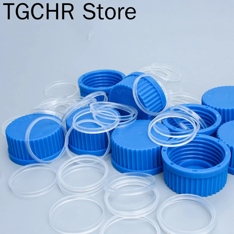 10pcs GL45 Reagent Bottle Cap Glass Bottle Cap High Temperature Resistant Bottle Cap Acid and Alkali Resistant Bottle Cap Unive