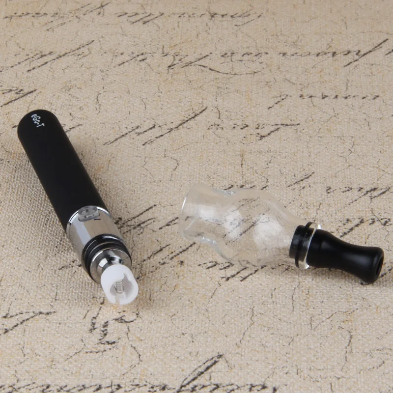 eGo Double Wax Pen Kits E Cigarettes with eGo Battery Glass Globe Concentrate Atomizer Herbal Vapor Dry Herb Vape Pen Kit