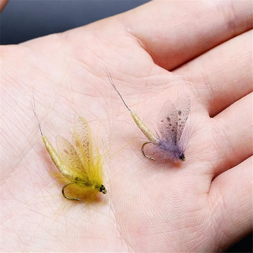 Mayfly moscas secas para trucha: alas finas y flexibles - imagen 5