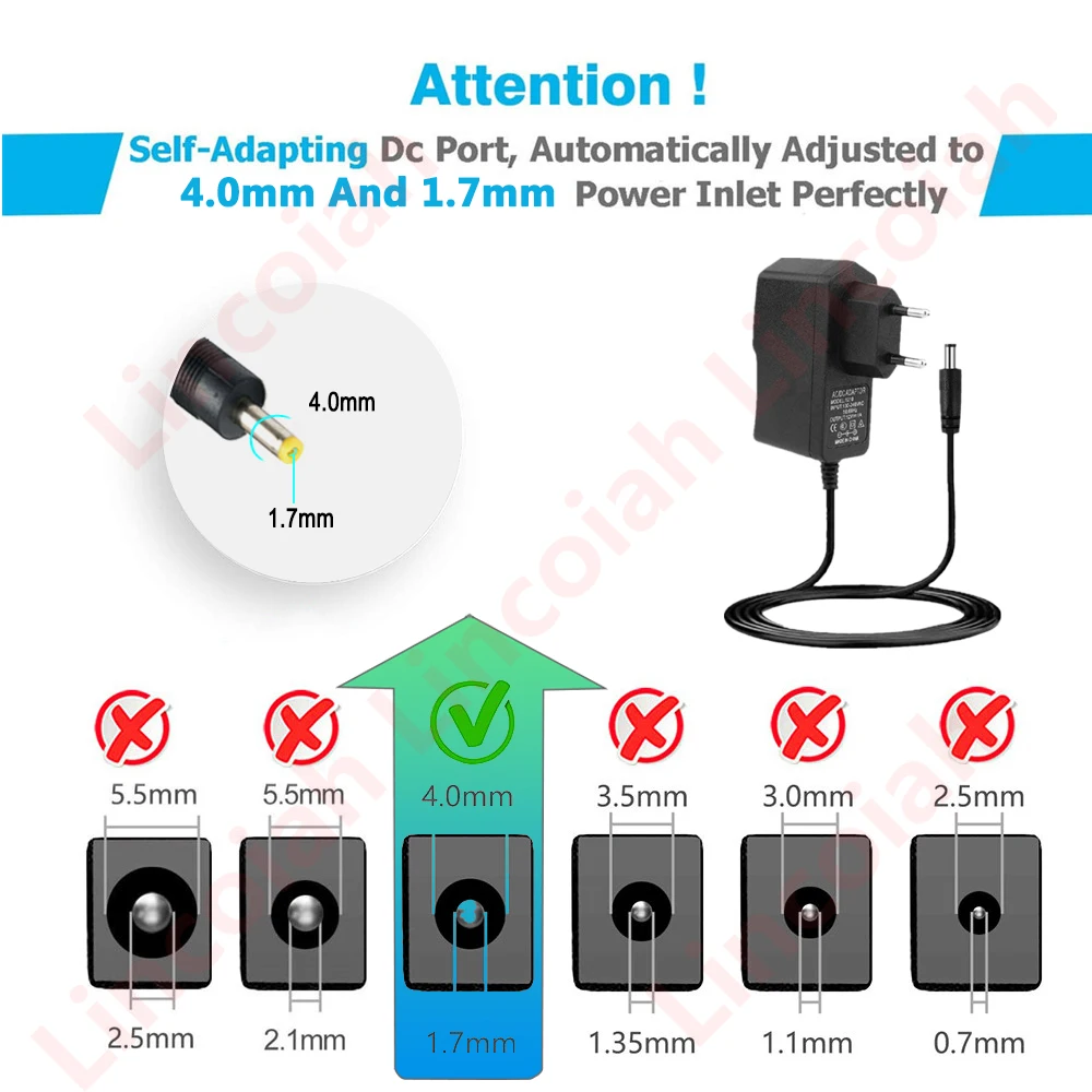 1pcs 5V 2A Charger Power Adapter Supply 5 V Volt DC 4.0*1.7mm for Android TV Box for Sony PSP 1000 2000 3000 for Xiaomi mibox 3S