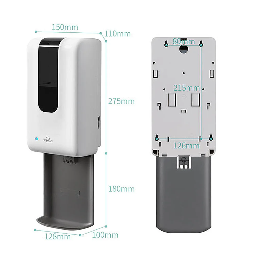 

1.2L Sprayer Induction Soap Dispenser Automatic Alcohol Infrared Intelligent Spray Hand Cleaning Disinfection Sterilizer K-3011