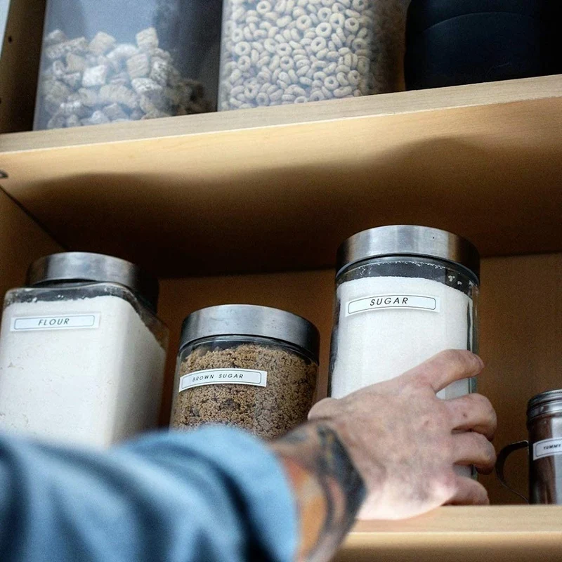 4 Pack sostituzione del nastro per etichette compatibile per Epson LK-4WBN (SS12KW) cartucce per nastri per etichette nere su nastro bianco