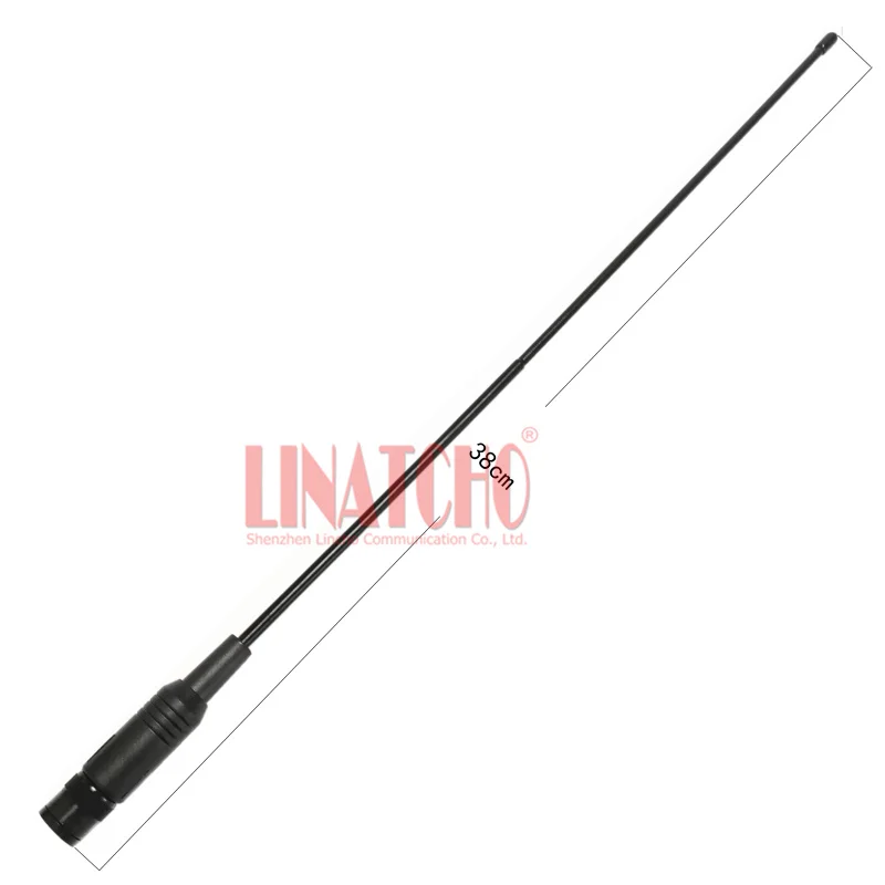 39cm long flexible 144 430MHz NA771 vhf uhf dual band walkie talkie two way radio BNC male connector antenna