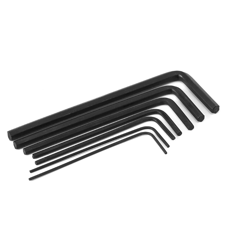 YOFE 7 Pcs 0.7mm-3mm Mini Micro Hexagon Hex Allen Key Set Wrench Screwdriver Tool Kit 0.7 0.9 1.3 1.5 2 2.5 3 mm