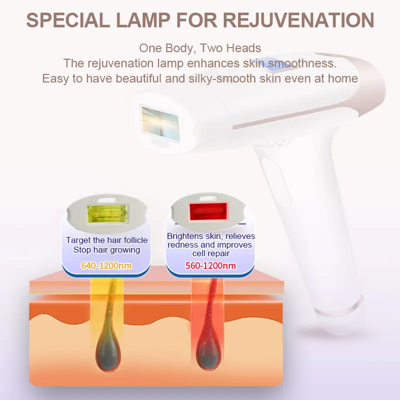 Lescolton-depilador a laser 2in 1, depilador ipl, máquina de depilação, tela LCD, máquina de depilação permanente t009i