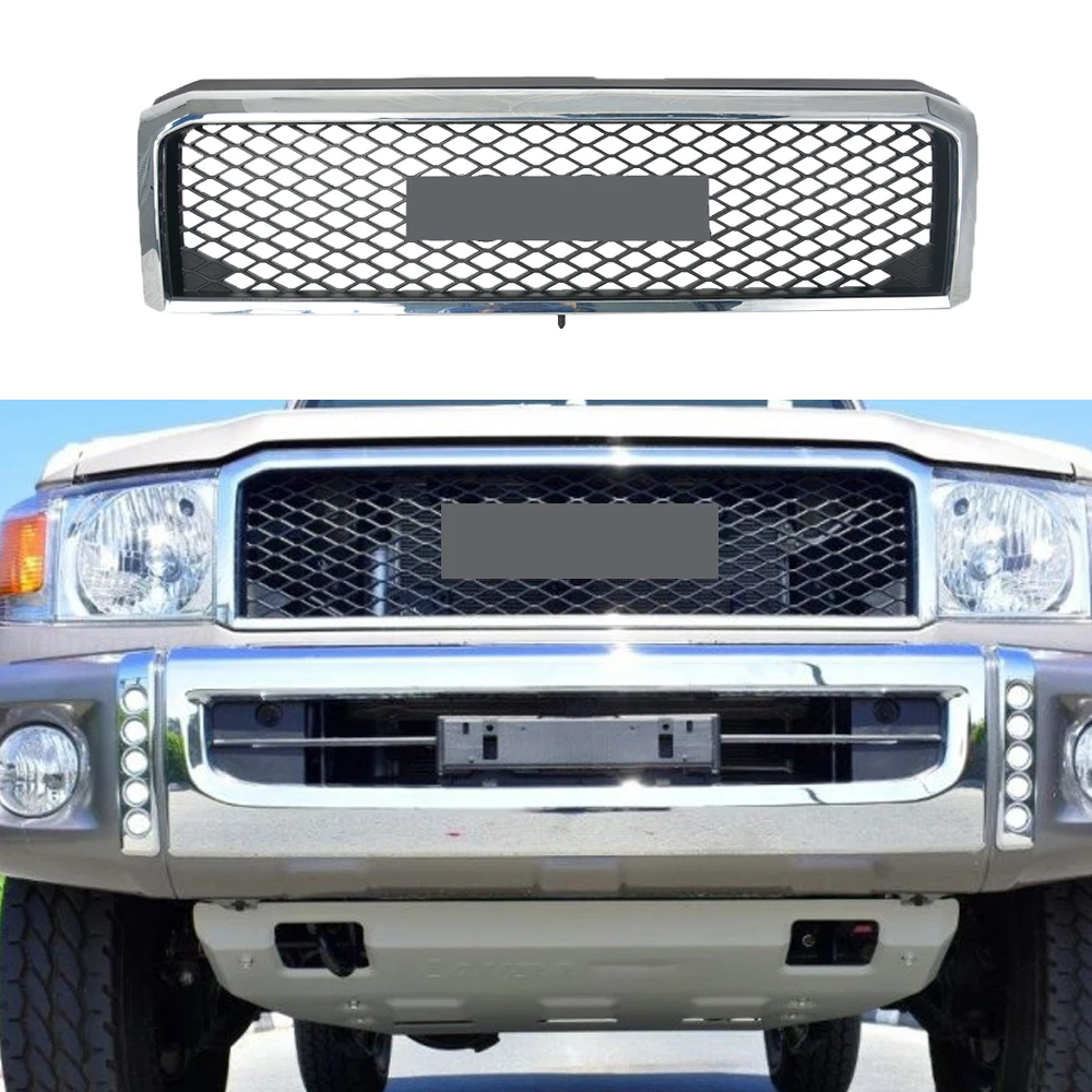 Modificato Per FJ Cruiser Griglia Anteriore Per FJ Land Cruiser LC76 LC77 LC78 LC79 2008-2015 Griglia Da Corsa Griglie Maglia Paraurti Griglie