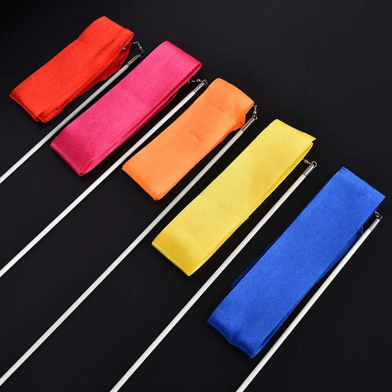 2M Professional Gym Ribbons Art Gymnastic Ballet Streamer Dance Ribbon Rhythmic