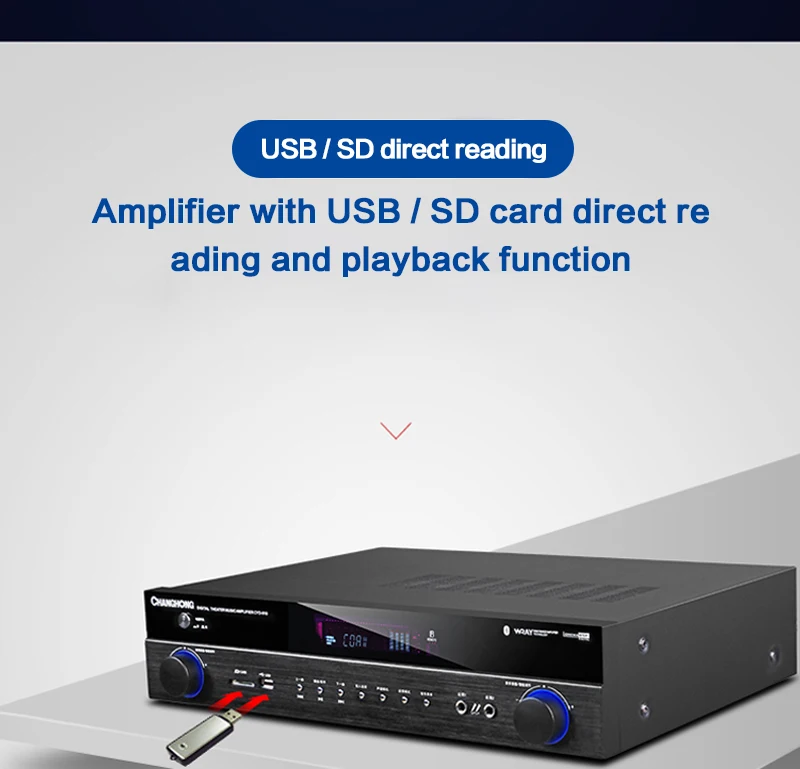 KYYSKB 500 Вт/650 Вт 220 В, импортный сабвуферный усилитель Bluetooth 5,1, высокомощный Профессиональный Hifi Цифровой усилитель