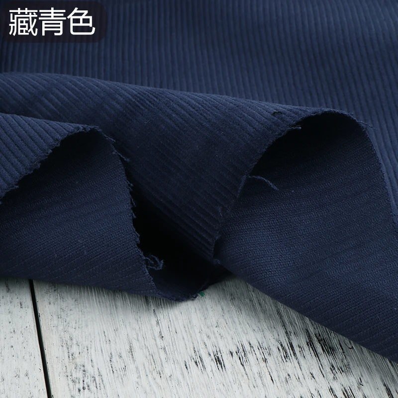 Pure cotton corduroy fabric clothing flannelette sand wash without playing casual pants pants suit jacket fabrics