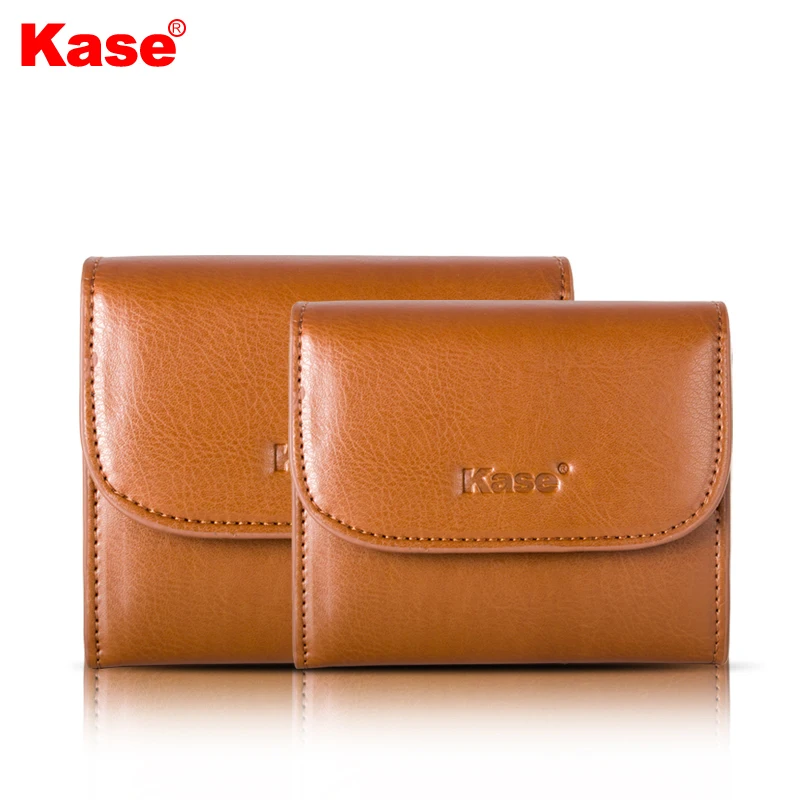 Bolsa de filtros Kase para filtros circulares de 58 mm, 62 mm, 67 mm, 72 mm, 77 mm, 82 mm y 95 mm, puede almacenar 5 filtros