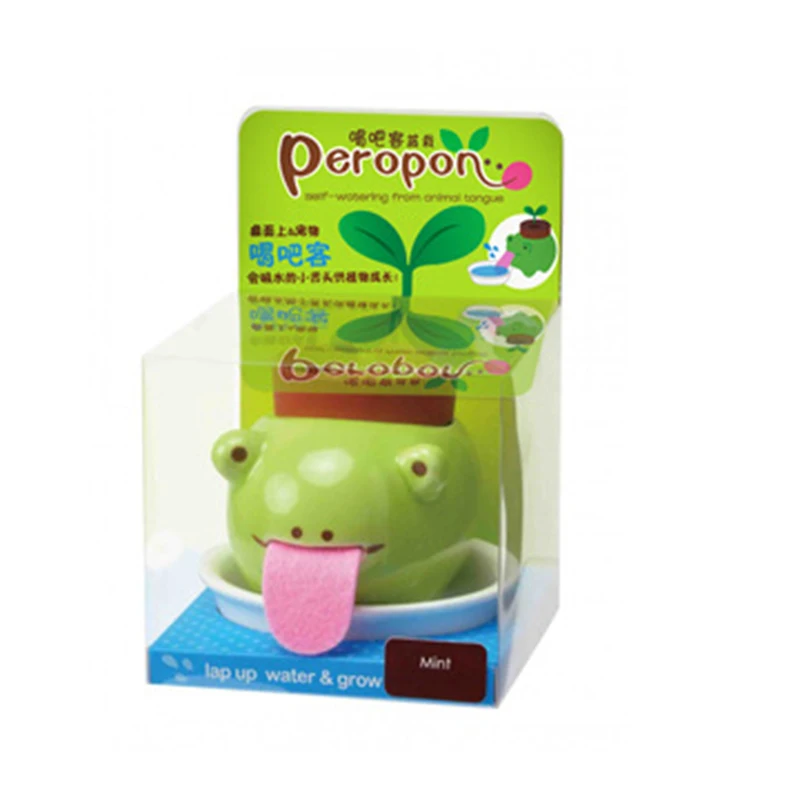 

1Pcs Cartoon Cute Frog /cat/ Dog/ Panda Ceramic Flower Pot Small Animal Succulent Pot Bonsai Cactus Pot Indoor Office Decor