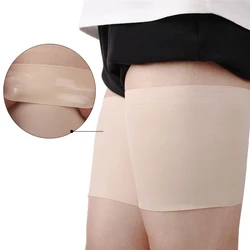 2pcs mais magro banda anti atrito coxa faixas perna aquecedores de silicone anti derrapante coxa perna bandas verão laço anti fricção coxa